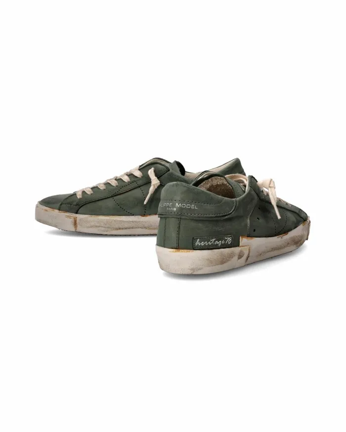 Men Prsx Sneakers Green Shoes Paris Philippe Model Paris Casual