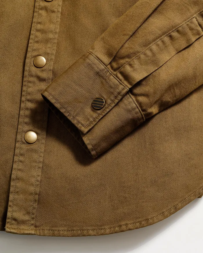 Men Shirting Billy Reid Shoals Twill Shirt Slate Green