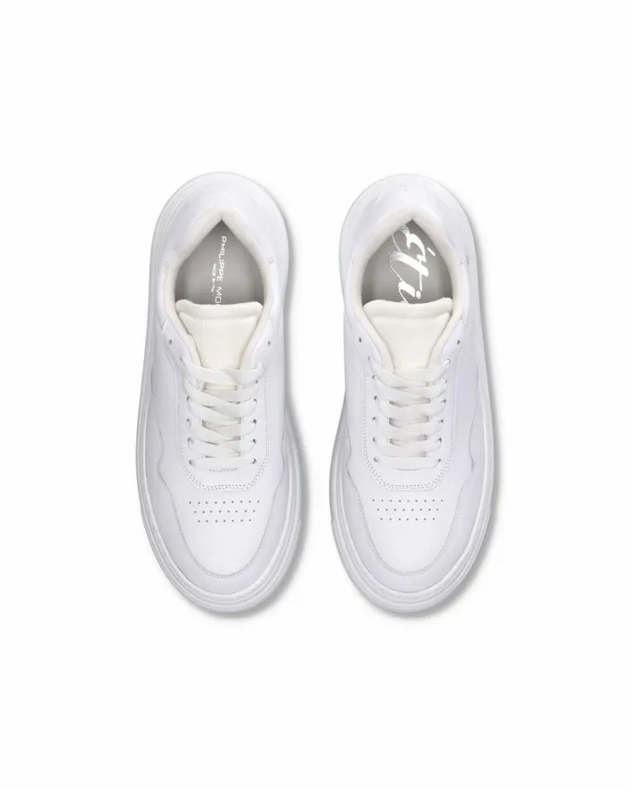 Men White Etienne Sneakers For Man Paris Philippe Model Paris Minimal
