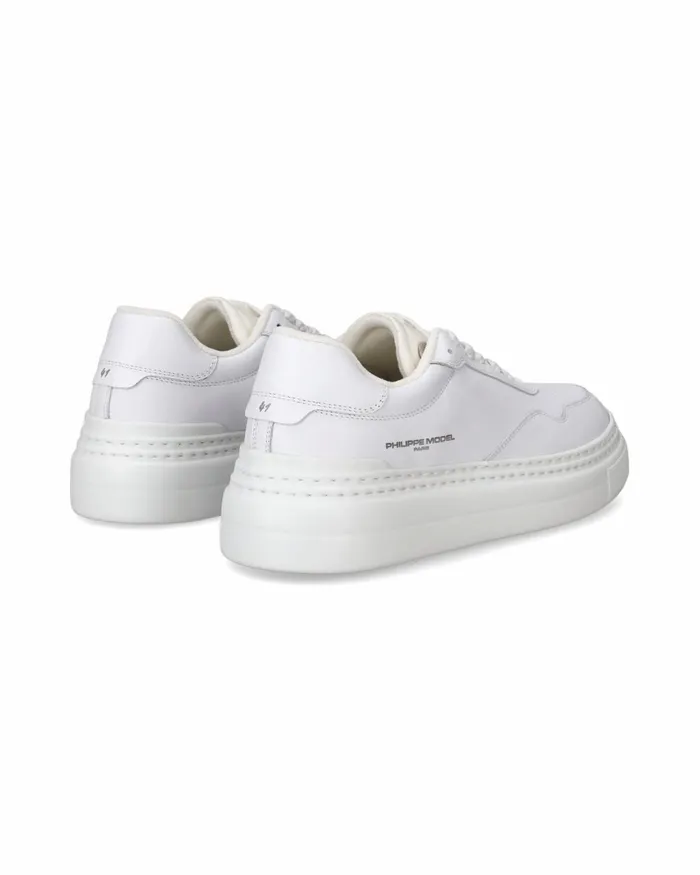 Men White Etienne Sneakers For Man Paris Philippe Model Paris Minimal