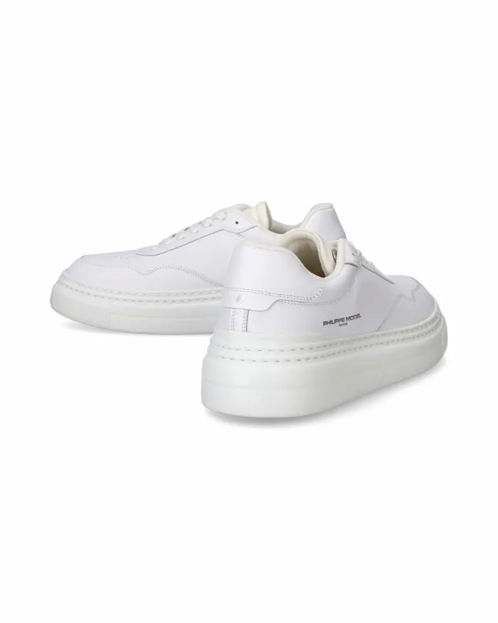 Men White Etienne Sneakers For Man Paris Philippe Model Paris Minimal