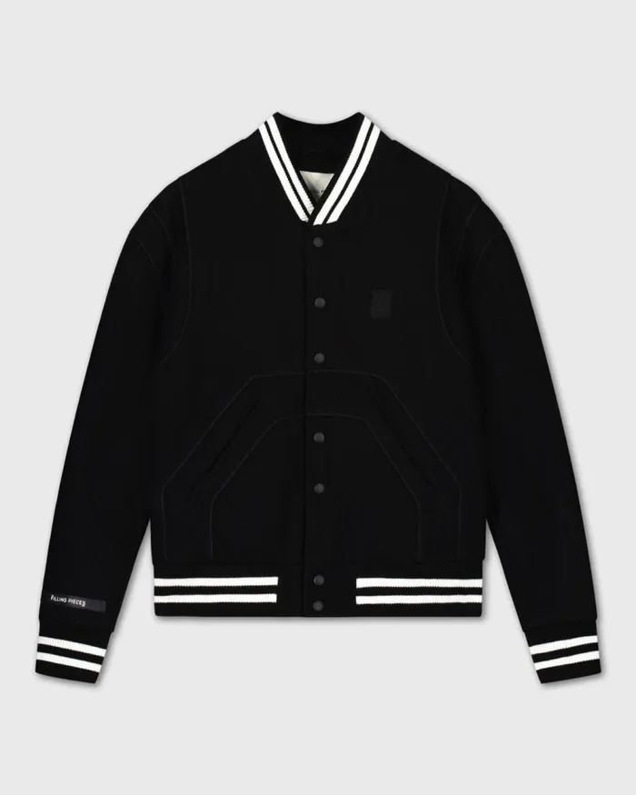 MenWomen Filling Pieces Coats and Jackets Signature Varsity Jacket Black