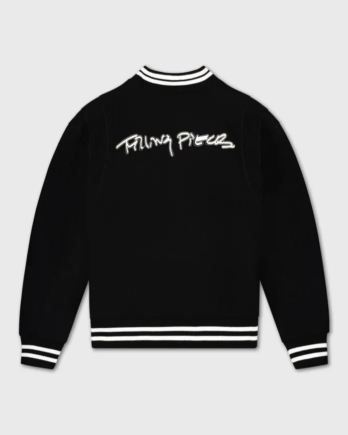 MenWomen Filling Pieces Coats and Jackets Signature Varsity Jacket Black