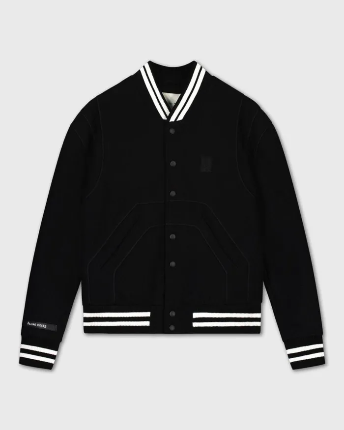 MenWomen Filling Pieces Coats and Jackets Signature Varsity Jacket Black
