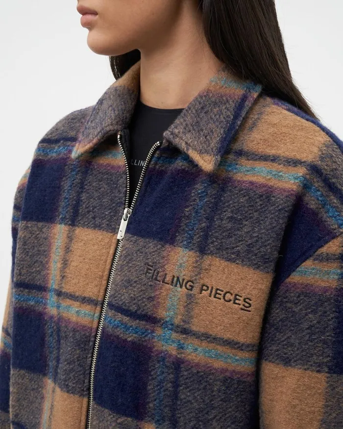 MenWomen Filling Pieces Coats and Jackets Studio Flannel Jacket Orange