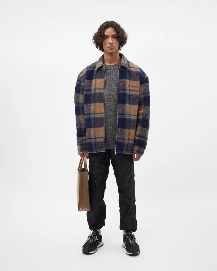 MenWomen Filling Pieces Coats and Jackets Studio Flannel Jacket Orange
