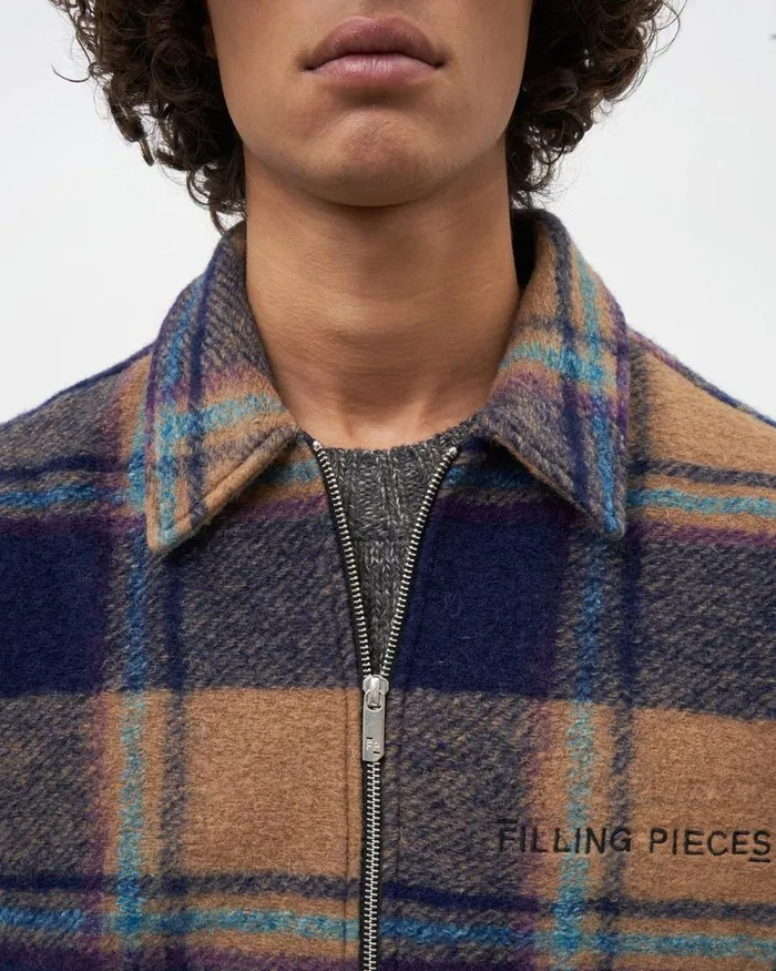 MenWomen Filling Pieces Coats and Jackets Studio Flannel Jacket Orange