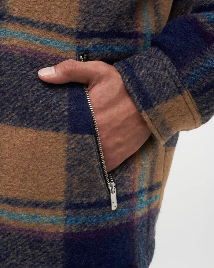MenWomen Filling Pieces Coats and Jackets Studio Flannel Jacket Orange