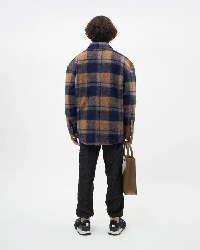 MenWomen Filling Pieces Coats and Jackets Studio Flannel Jacket Orange
