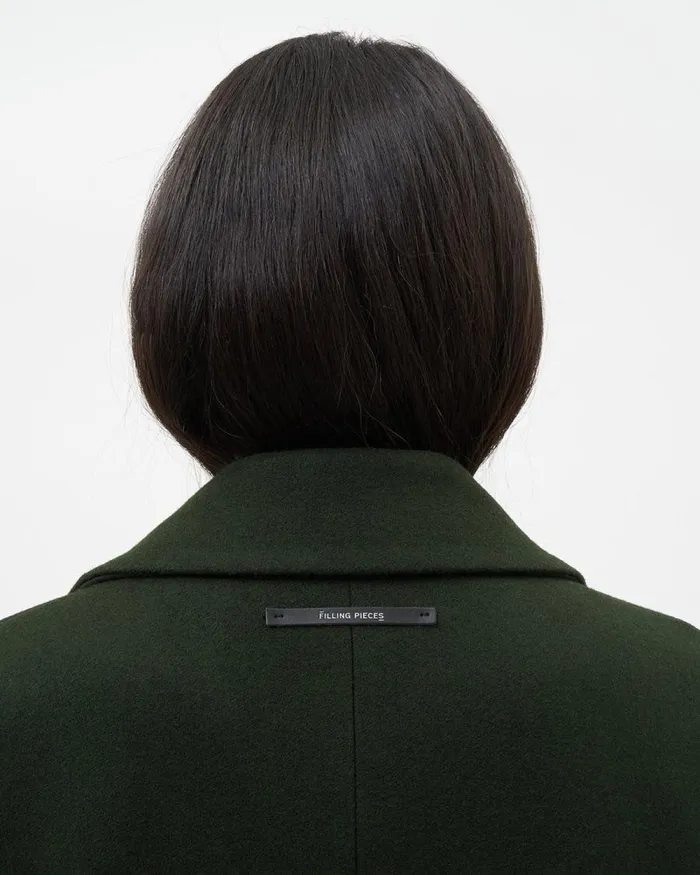 MenWomen Filling Pieces Coats and Jackets Studio Wool Coat Green