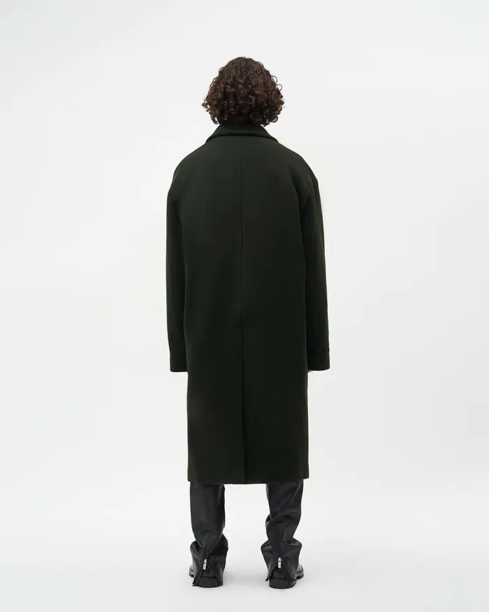 MenWomen Filling Pieces Coats and Jackets Studio Wool Coat Green