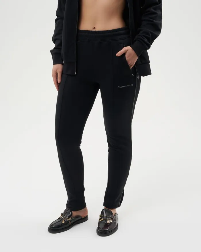 MenWomen Filling Pieces Pants and Shorts Jersey Track Pants Black