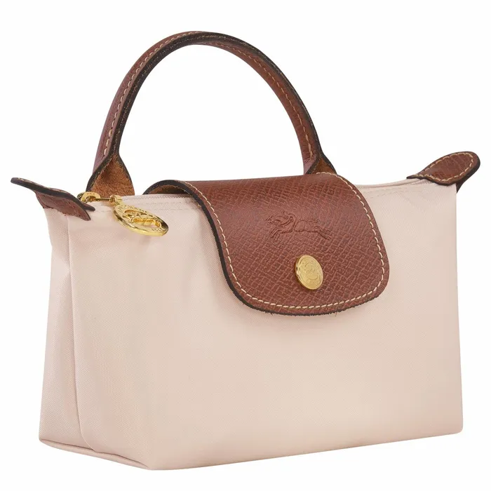 MenWomen Le Pliage Original Pouch With Handle Paper Longchamp Pouches and Cases