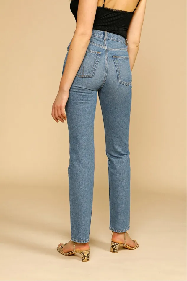 MONTMARTRE Jeans Indigo Double Stone Women Rouje Pants