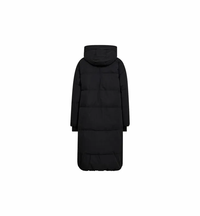 MOS MOSH MMCayo Long Quilt Down Jacket Black Women Jackets and Coats MOS MOSH MMCayo Long Quilt Down Jacket Black Women Jackets and Coats