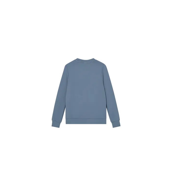 MOS MOSH MMGAbel Crew Neck Sweat Ocean Blue Men Sweatshirts