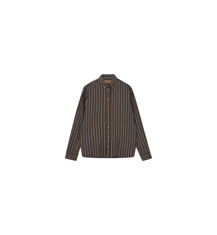 MOS MOSH MMGTheo Stripe Shirt Navy Stripe Men Shirts MOS MOSH MMGTheo Stripe Shirt Navy Stripe Men Shirts