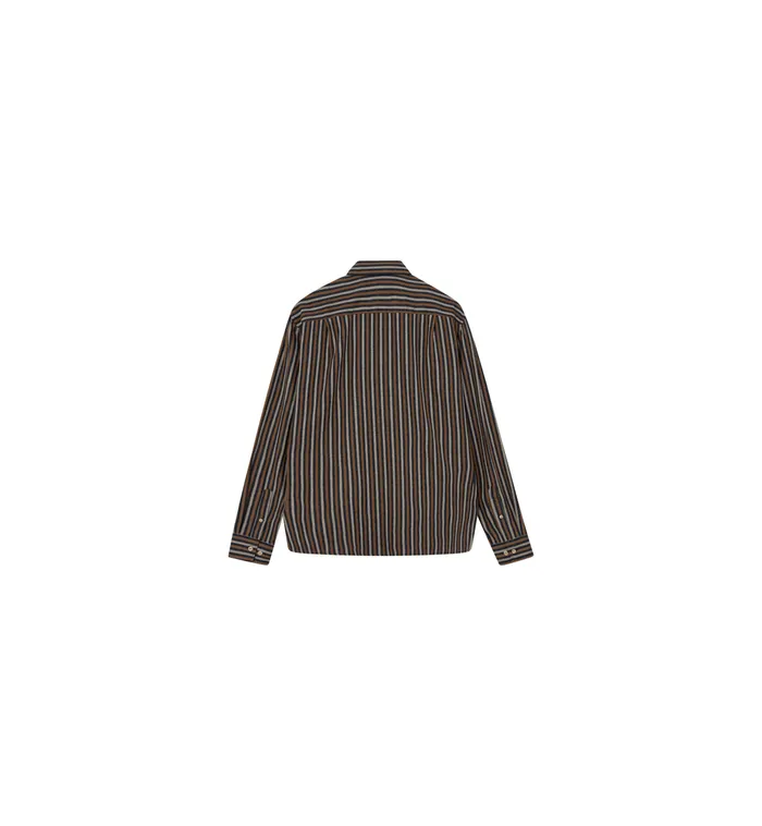MOS MOSH MMGTheo Stripe Shirt Navy Stripe Men Shirts MOS MOSH MMGTheo Stripe Shirt Navy Stripe Men Shirts