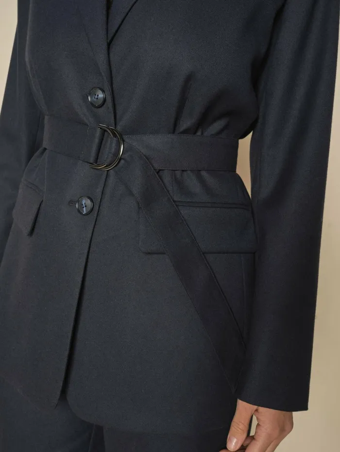 MOS MOSH MMHerdis Caia Blazer Salute Navy Women Blazers MOS MOSH MMHerdis Caia Blazer Salute Navy Women Blazers
