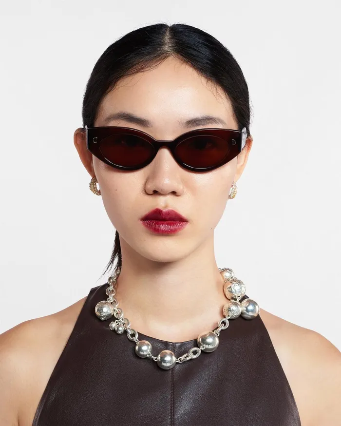 Nanushka Eyewear Women Azalea BioPlastic CatEye Sunglasses Brown