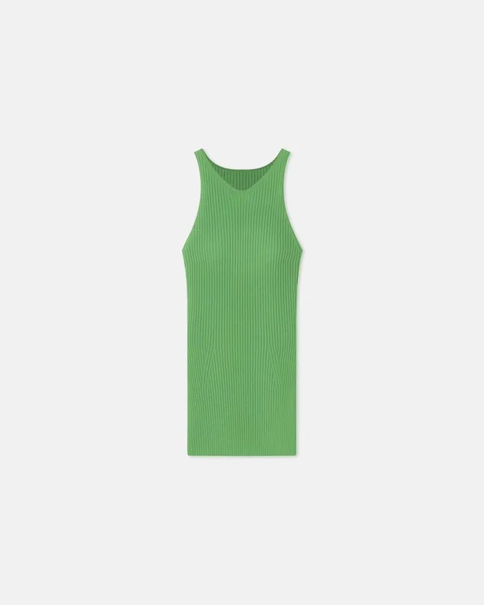 Nanushka Knitwear Women Savea RibbedKnit Halterneck Top Green