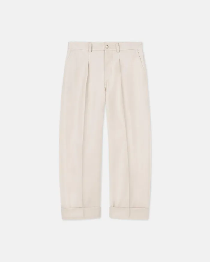 Nanushka Pants Men Zayden Regenerated Leather Tapered Pants Crayon