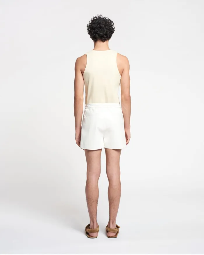 Nanushka Shorts Men Amil Okobor AltLeather Shorts White