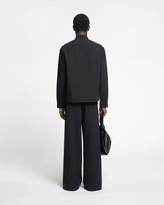 Nanushka Tops Men Abbas WashedCanvas Shirt Black