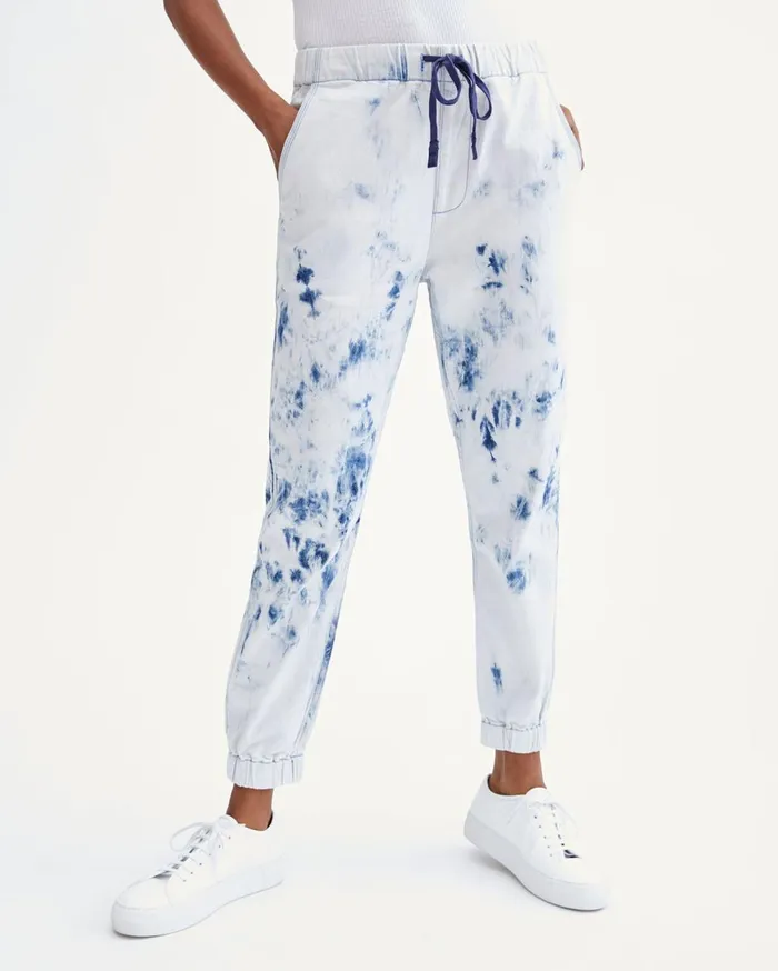 Pants Women 7 For All Mankind Drawstring Jogger In St Tropez