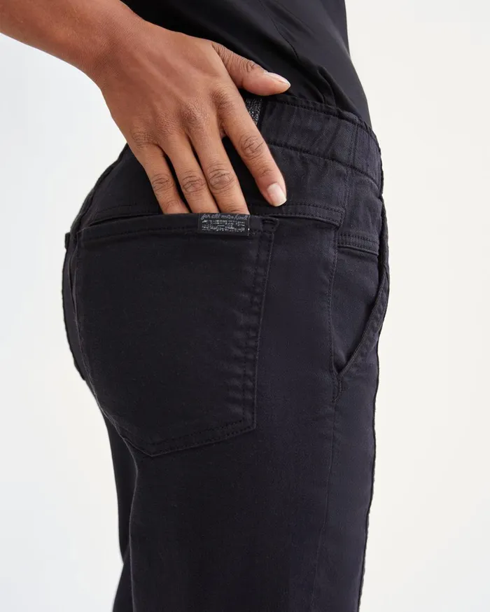 Pants Women 7 For All Mankind Slim Jogger In Black