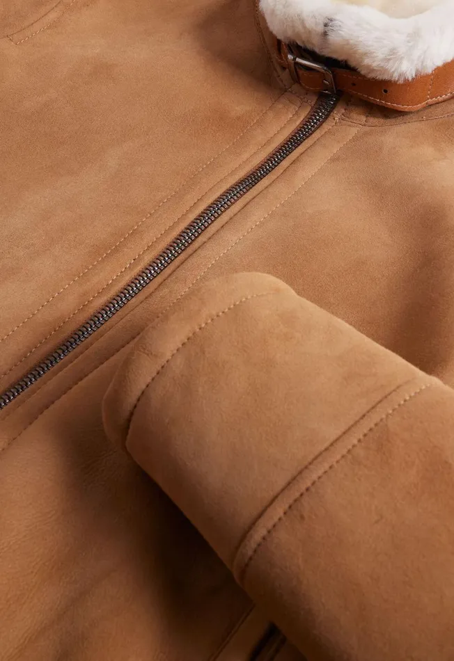 Paul Stuart Outerwear Shearling Aviator Jacket Tan 8211 Men Paul Stuart Outerwear Shearling Aviator Jacket Tan 8211 Men