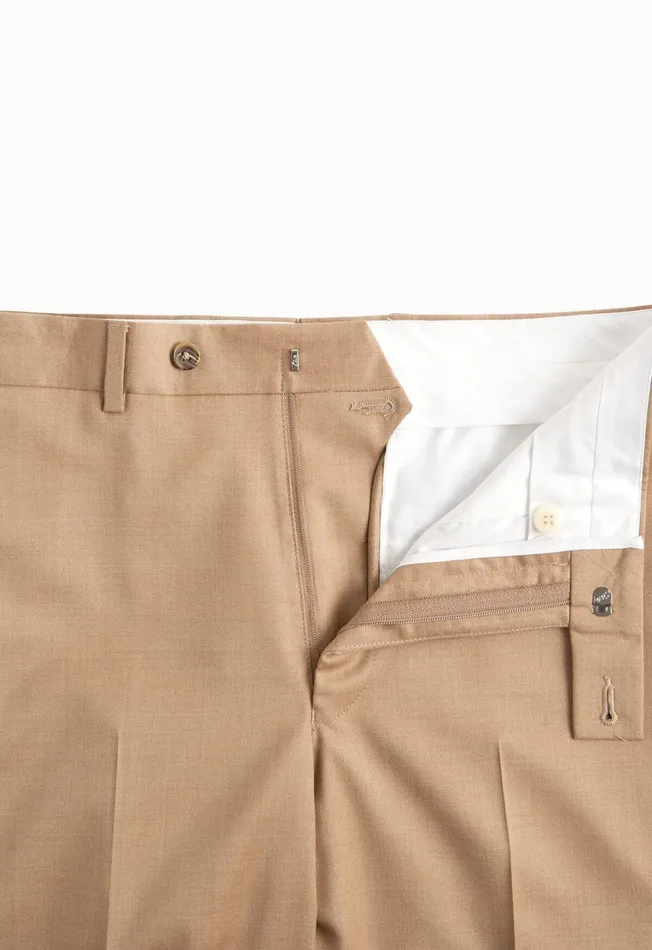 Paul Stuart Pants AllYear Super 110s Wool Dress Trouser Tan 8211 Men Paul Stuart Pants AllYear Super 110s Wool Dress Trouser Tan 8211 Men