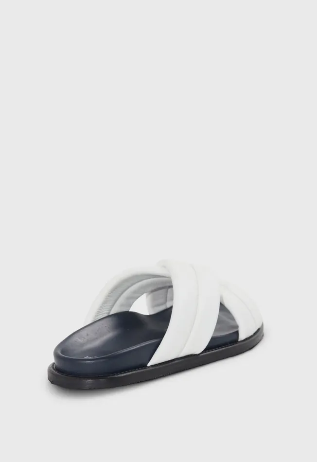 Paul Stuart Sandals Porto Leather Crossover Slide Cocco 8211 Men