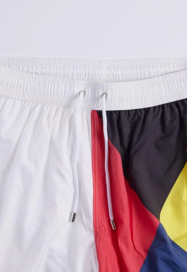 Paul Stuart Shorts and Swim Trunks Printed Flag Swim Shorts Redyellow 8211 Men Paul Stuart Shorts and Swim Trunks Printed Flag Swim Shorts Redyellow 8211 Men