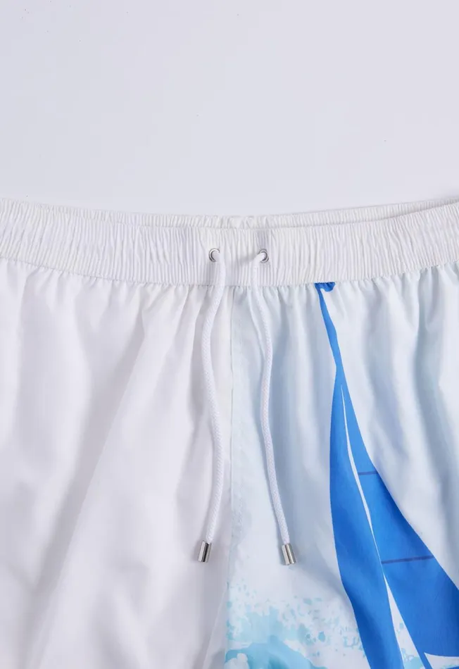 Paul Stuart Shorts and Swim Trunks Sailboat Swim Trunk Whiteblue 8211 Men Paul Stuart Shorts and Swim Trunks Sailboat Swim Trunk Whiteblue 8211 Men