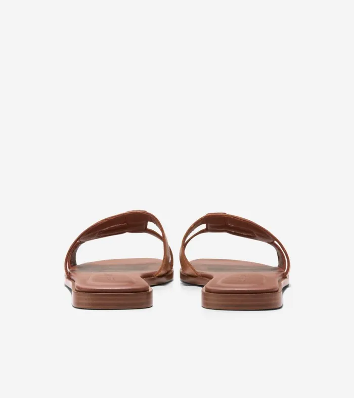 Sandals Women Cole Haan Chrisee Slide Sandals Dark Cuoio Brownpecan Sandals Women Cole Haan Chrisee Slide Sandals Dark Cuoio Brownpecan