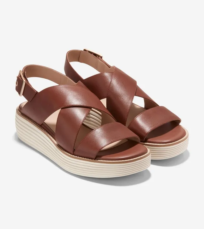 Sandals Women Cole Haan riginalGrand Platform Sandals Dark Cuoio Brownivory Sandals Women Cole Haan riginalGrand Platform Sandals Dark Cuoio Brownivory