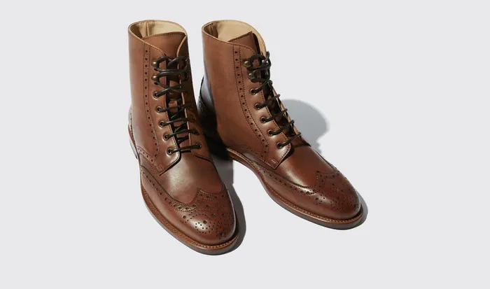 Scarosso Boots Stefania Caramello Brown 8211 Calf 8211 Women
