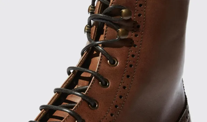 Scarosso Boots Stefania Caramello Brown 8211 Calf 8211 Women