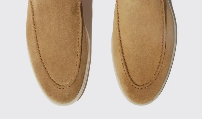Scarosso Chelsea Boots Eugenio Beige Scamosciato Beige 8211 Suede Leather 8211 Men