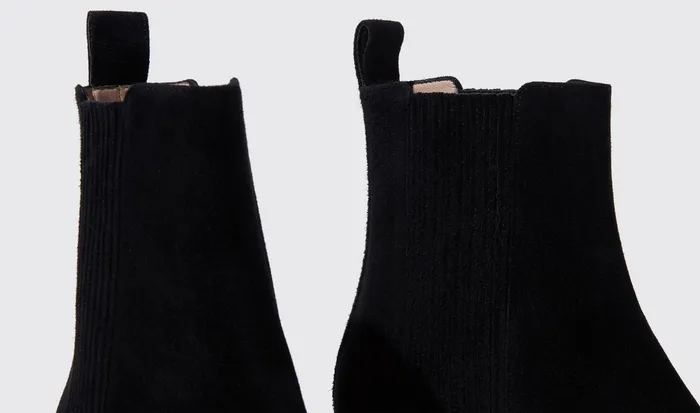 Scarosso Chelsea Boots Olivia Nera Scamosciata Black 8211 Suede 8211 Women
