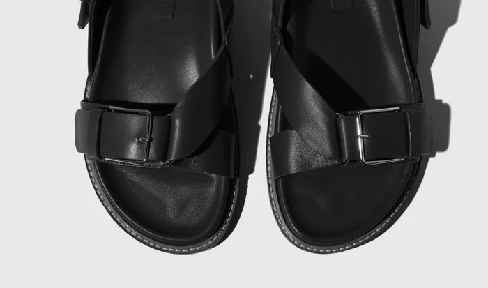Scarosso Sandals Hailey Black Black 8211 Calf 8211 Women