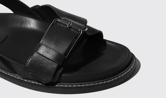 Scarosso Sandals Hailey Black Black 8211 Calf 8211 Women