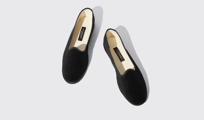 Scarosso Slippers Valentino Nero Velluto Black 8211 Velvet 8211 Men