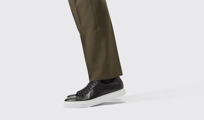 Scarosso Sneakers Ugo Nero Black 8211 Calf 8211 Men