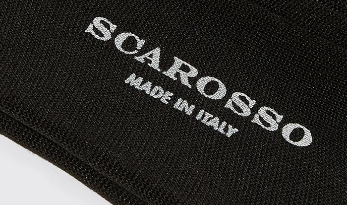 Scarosso Socks Dark Brown Wool Calf Socks Brown 8211 Wool 8211 Men
