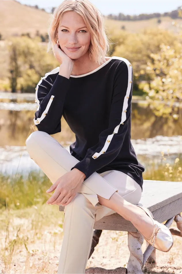 Soft Surroundings Ashley Sweater Black Women Sweaters and Cardigans Soft Surroundings Ashley Sweater Black Women Sweaters and Cardigans