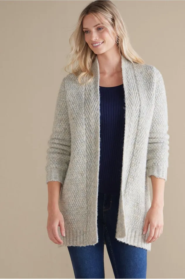 Soft Surroundings Kenley Cardigan Gray Women Sweaters and Cardigans Soft Surroundings Kenley Cardigan Gray Women Sweaters and Cardigans