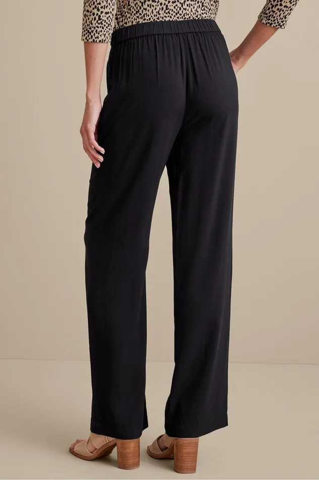 Soft Surroundings Melita Wide Leg Pants Black Women Pants Soft Surroundings Melita Wide Leg Pants Black Women Pants