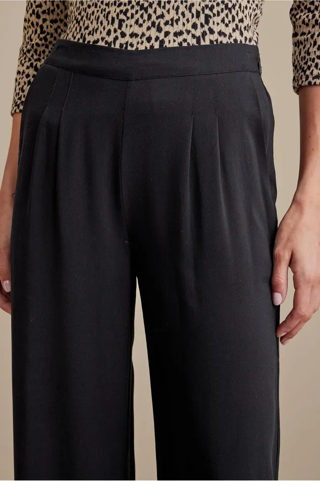 Soft Surroundings Melita Wide Leg Pants Black Women Pants Soft Surroundings Melita Wide Leg Pants Black Women Pants